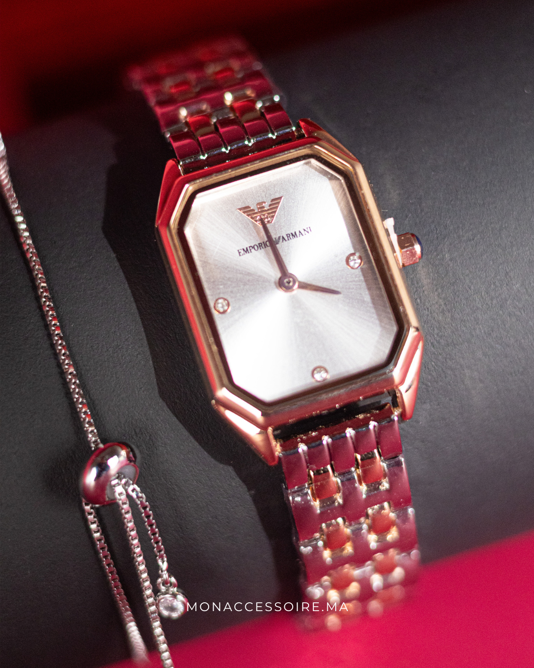 Pack Armani Montre & Bracelet