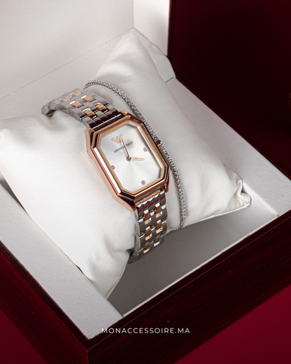 Pack Armani Montre & Bracelet