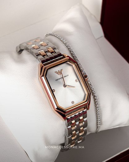 Pack Armani Montre & Bracelet