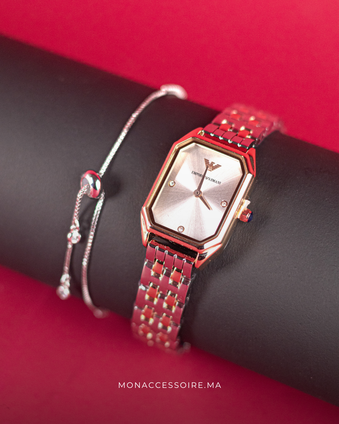 Pack Armani Montre & Bracelet